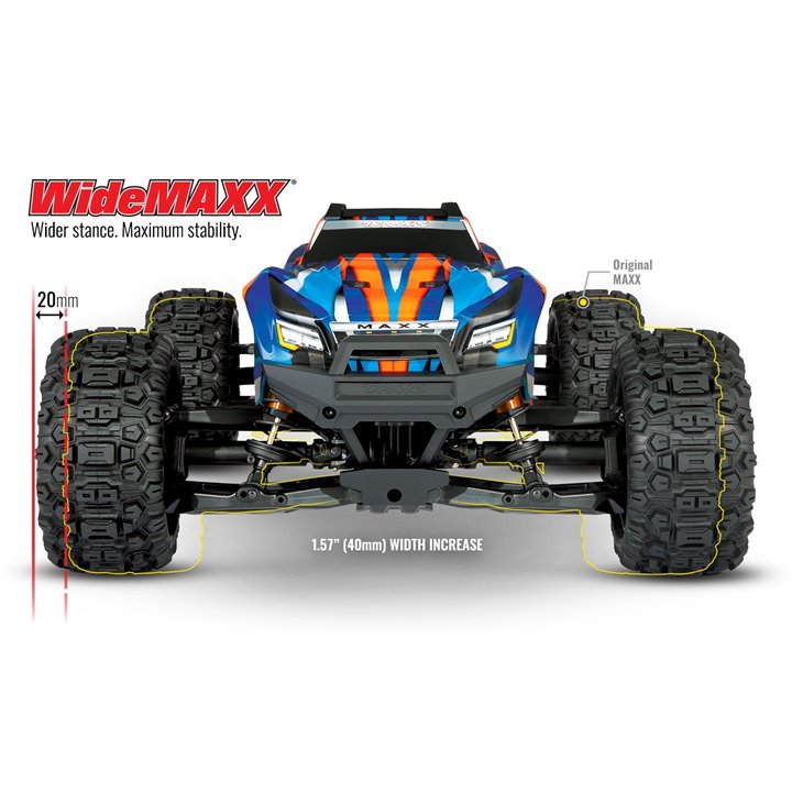 COCHE WIDE MAXX 1/10 4WD 4S BRUSHLESS MONSTER TRUCK