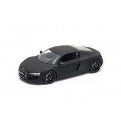 AUDI R8 1/24 WELLY MATTE BLACK