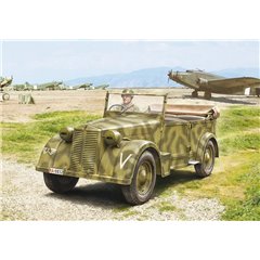 MILITARY VEHICLE 1/35 Fiat 508 CM Coloniale with Crew