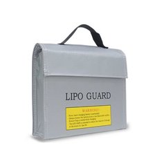 BOLSA DE SEGURIDAD PARA LIPOS 240 X 65 X 180 MM