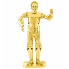 Maqueta Star Wars de metal Gold 3D C-3PO