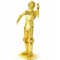 Maqueta Star Wars de metal Gold 3D C-3PO