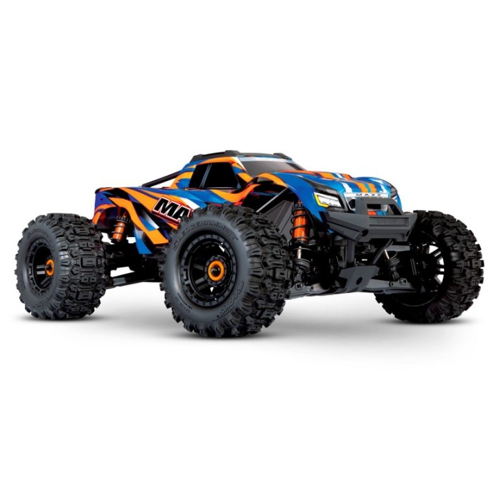 TRX89086-4OR - COCHE WIDE MAXX 1/10 4WD 4S BRUSHLESS MONSTER TRUCK NARANJA