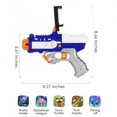 Pistola realizada aumentada