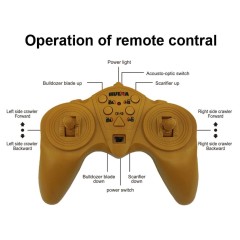 Excavadora Bulldozer 1/16 11ch