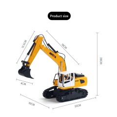 EXCAVADORA RC 6CH 1/24 HUINA