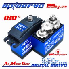 Servo standard digital HV MG 26Kg / 0,18seg waterproof caja metálica