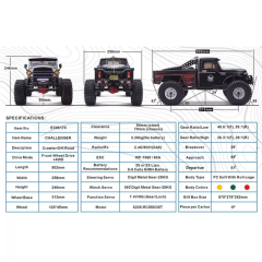 Crawler Challenger 1/10 4X4 Waterproof RTR verde