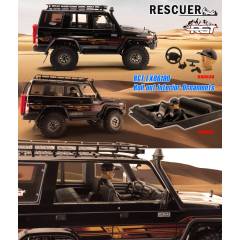 Crawler Rescur 1/10 RGT86190 4X4 Waterproof RTR negro