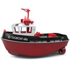 Barco Remolcador Tugboat 686 RTR 1/72 2.4GHZ Negro