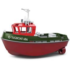 Barco Remolcador Tugboat 686 RTR 1/72 2.4GHZ verde