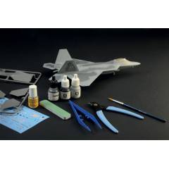 Complete Set avión F-22 Raptor 1/72 Italeri