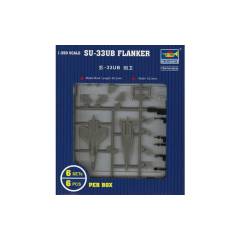 TRUMPETER 1:350 SU-33UB FLANKER X (6PCS)