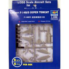 TRUMPETER 1:350 F-14B/D SUPER TOMCAT X (6PCS)