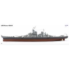 Maqueta Barco USS Missouri (BB-63) - OcCre