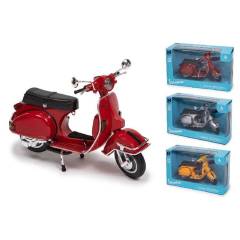 Moto Vespa 1978 P200E Gris 1:12