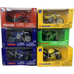 Motos surtidas escala 1/18