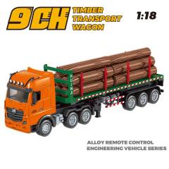 Camión transporte de troncos 1/18 9ch 1313 Huina