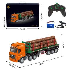 Camión transporte de troncos 1/18 9ch 1313 Huina