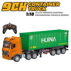 Camión transporte de contenedor 1/18 9ch 1317 Huina