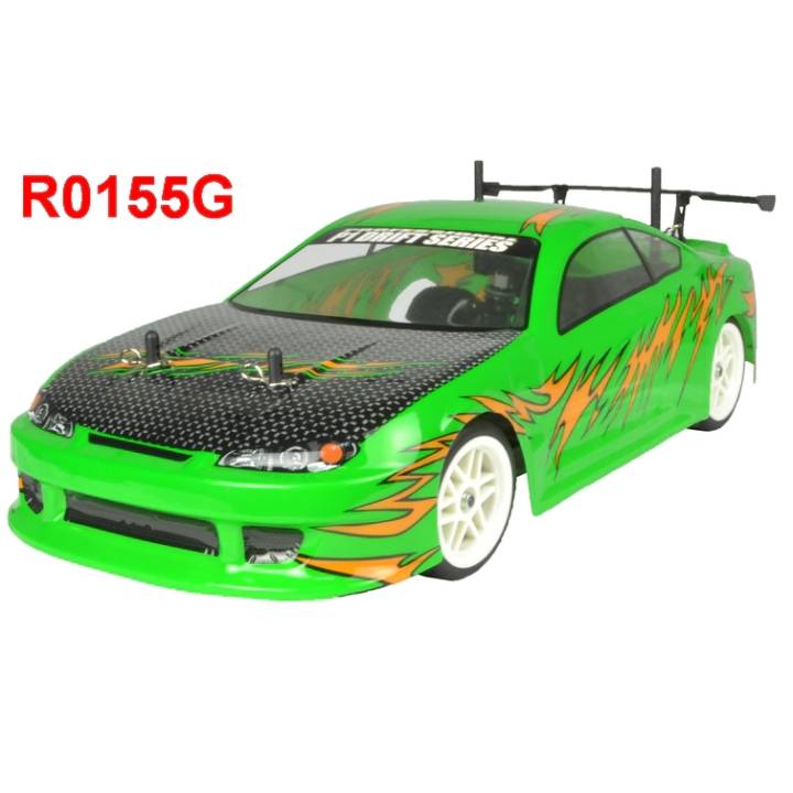 RH1025D-155G - COCHE DRIFT 1/10 BRUSHED X-RANGER BANZAI VERDE