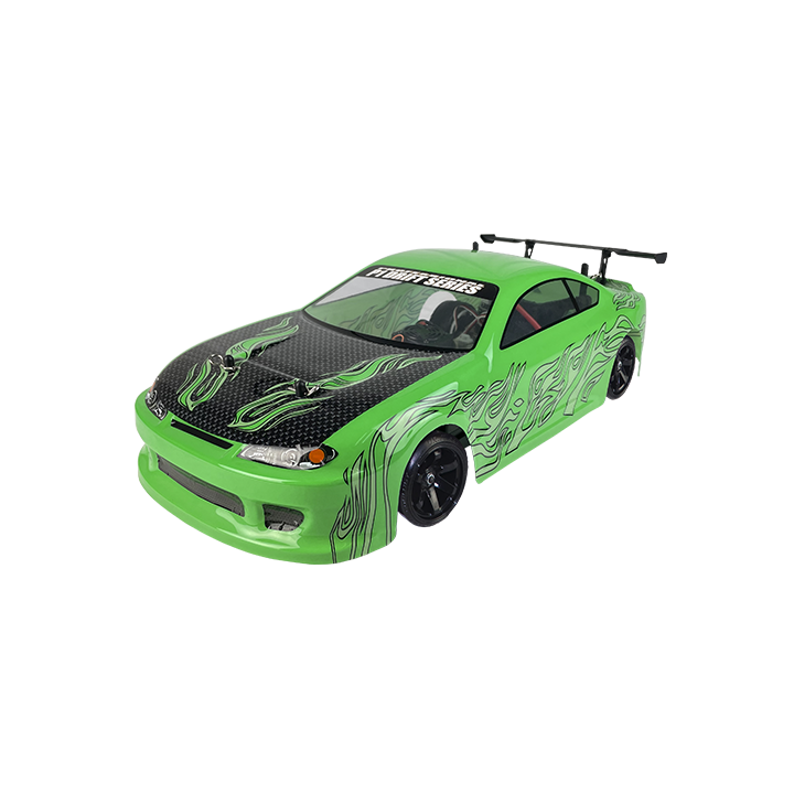 RH1025D-155G - COCHE DRIFT 1/10 BRUSHED X-RANGER BANZAI VERDE