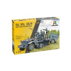 SD.KFZ.10/4 with FLAK 30 and crew 1/35 Italeri