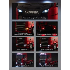 Camión Scania 770S V8 19ch 1/18 RTR Huina 1501