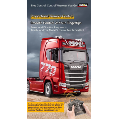 Camión Scania 770S V8 19ch 1/18 RTR Huina 1501