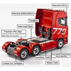 Camión Scania 770S V8 19ch 1/18 RTR Huina 1501