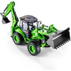 Excavadora doble pala bidireccional 1/14 9ch Huina 1579