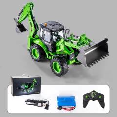 Excavadora doble pala bidireccional 1/14 9ch Huina 1579