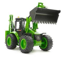 Excavadora doble pala bidireccional 1/14 9ch Huina 1579