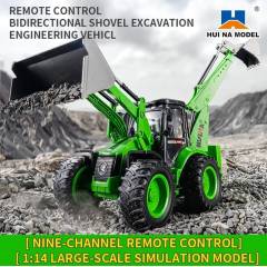 Excavadora doble pala bidireccional 1/14 9ch Huina 1579
