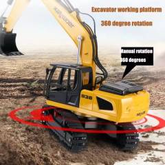 Excavadora 1/24 9ch Huina 13510