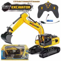 Excavadora 1/24 9ch Huina 13510