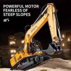 Excavadora 1/24 9ch Huina 13510