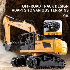 Excavadora 1/24 9ch Huina 13510