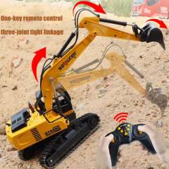 Excavadora 1/24 9ch Huina 13510