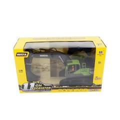 Excavadora 1/18 13ch con humo y sonido Huina 1661
