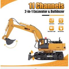 Excavadora 1/16 11CH Huina 1531
