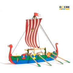 Maqueta barco Vikingo para niños Occre Fun