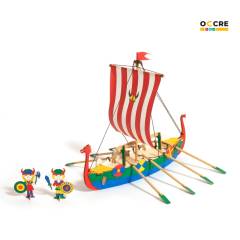 Maqueta barco Vikingo para niños Occre Fun