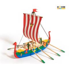 Maqueta barco Vikingo para niños Occre Fun