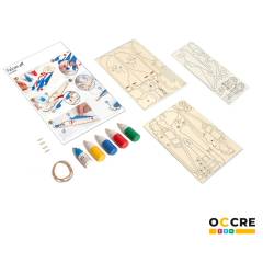 Maqueta avión Falcon para niños OcCre Fun