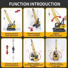 Grua 1/24 12ch Huina 13511
