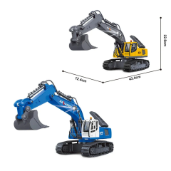 Excavadora 1/18 11ch Huina 13550