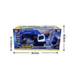 Excavadora 1/18 11ch Huina 13550