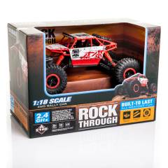 Crawler Rock Through 1/18 4WD Rojo