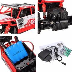 Crawler Rock Through 1/18 4WD Rojo